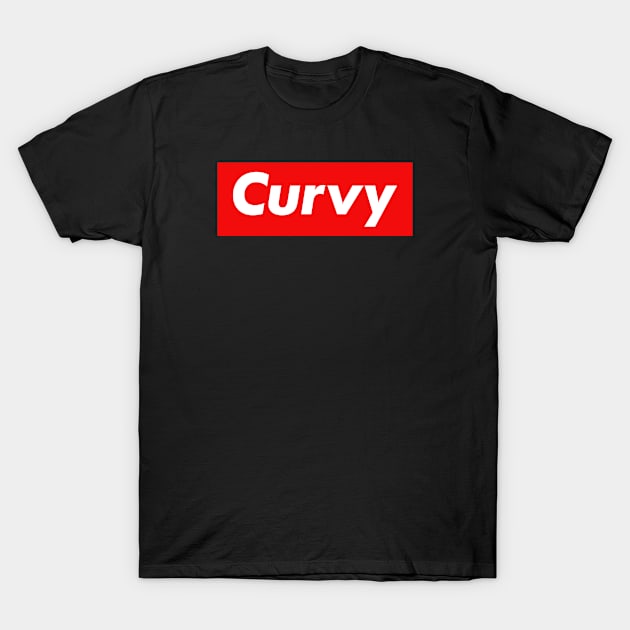 Curvy T-Shirt by monkeyflip